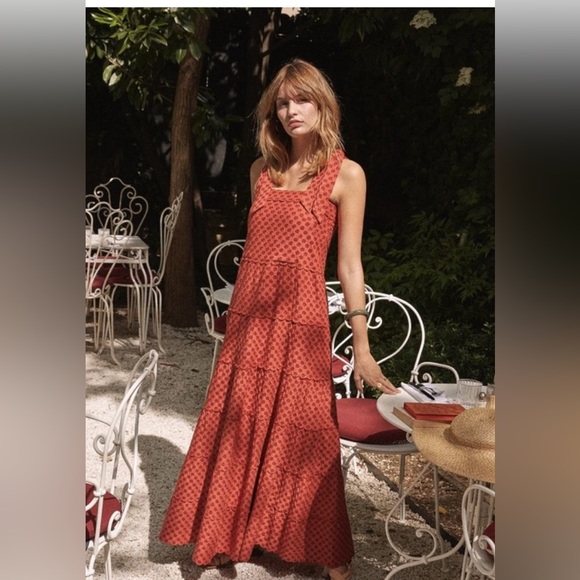 Sezane Dresses & Skirts - Sezane Annie Embroidered Maxi Dress
